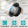 PATIKIL 6 Inch Round Air Vent Cover, Soffit Vents ABS