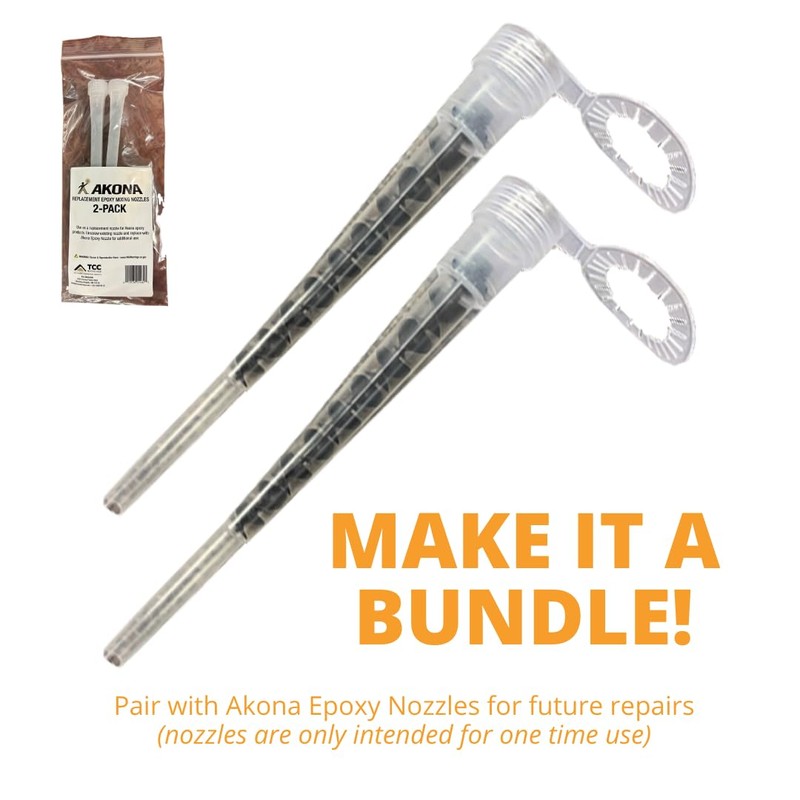 Akona Epoxy Crack Repair - Injectable Crack Filler for Concrete,