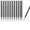 12-Pack Erasable Pen Refills, Compatible with Pilot Frixion Pens, Black