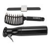 Detangling Curved Vent Brush Spray Bottle Hair Clip Pin Wristband