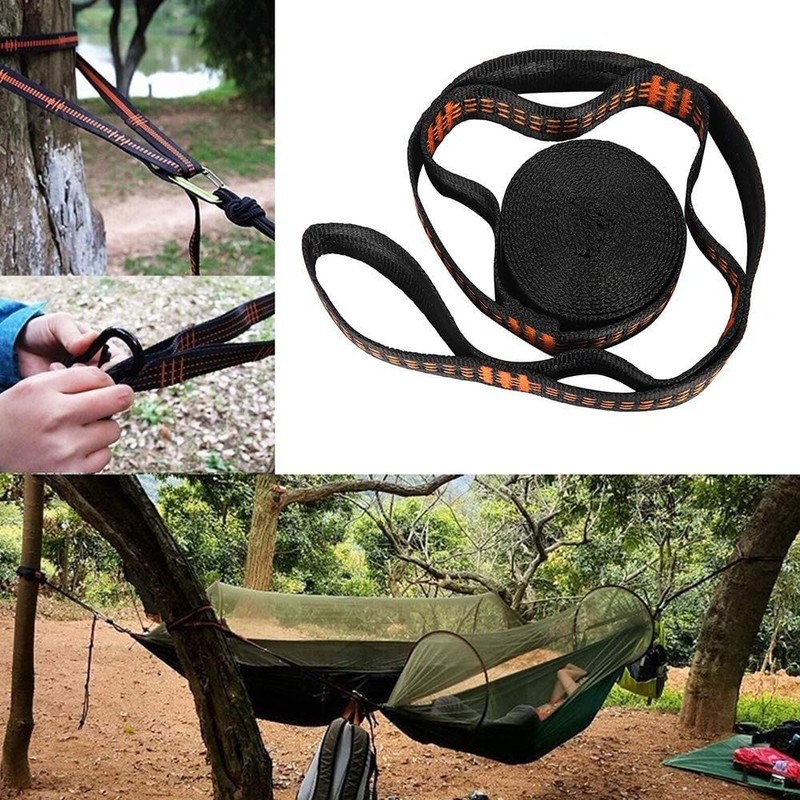 Ovyuzhen Hammock Straps with Carabiners, 20 Feet Long & 38