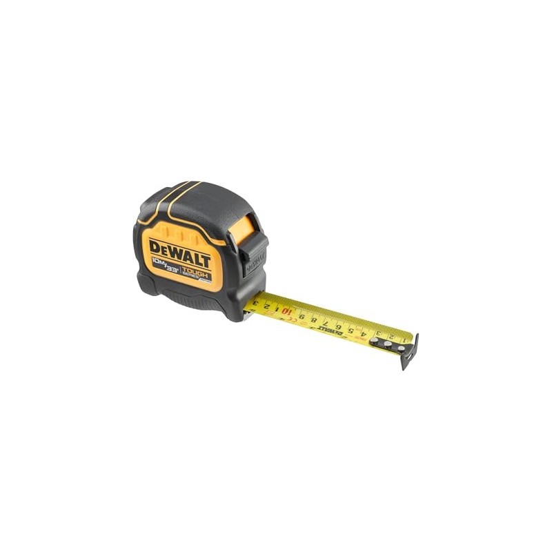 DeWALT TOUGHSERIES™ Tape Measure 10m/33ft (Width 32mm) Rip-Shield ; blade
