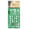 Rapidesign 1/8 Inch ABC Architect Drawing Template, 1 Each (R22A)