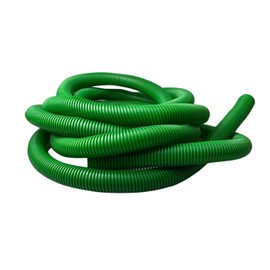 PE Green Corrugated Conduit Flexi Pipe Tube Split 23mm - 5m