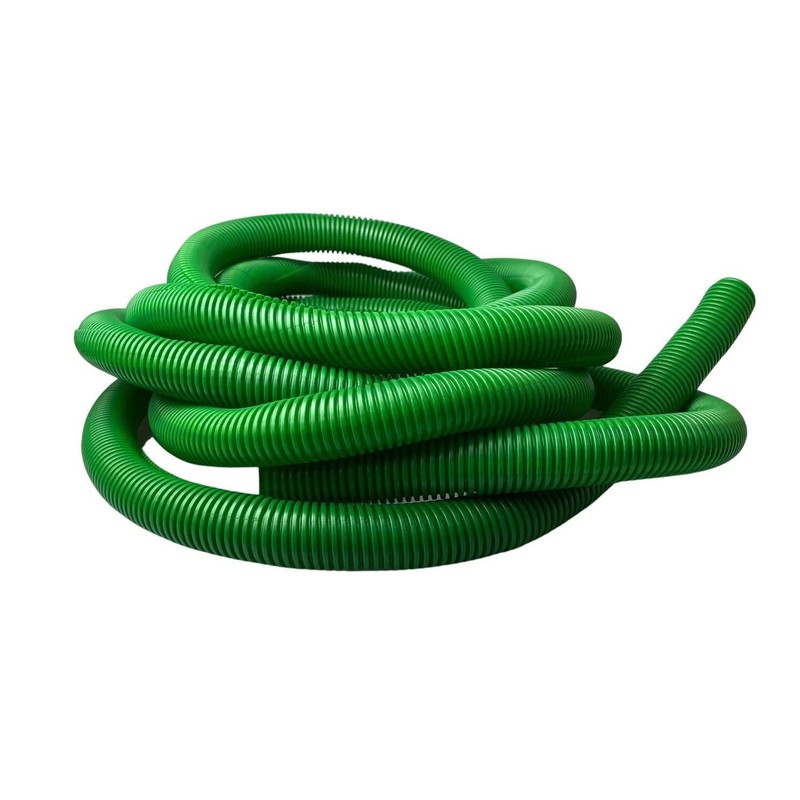 PE Green Corrugated Conduit Flexi Pipe Tube Split 23mm -