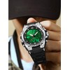 Men's Sporty Analog-Digital Watch, Resin Case, Mineral Glass Dial, Quartz