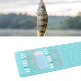 SG Store 20Pcs Small Barbless Fish Hooks with 45cm Line 0.61x1.29cm Suitable for Fishing Grass Crucian Carp, Hook Size #1