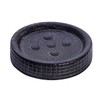 WENKO Polaris Jet Anthracite Ceramic Soap Dish Ideal for Hand