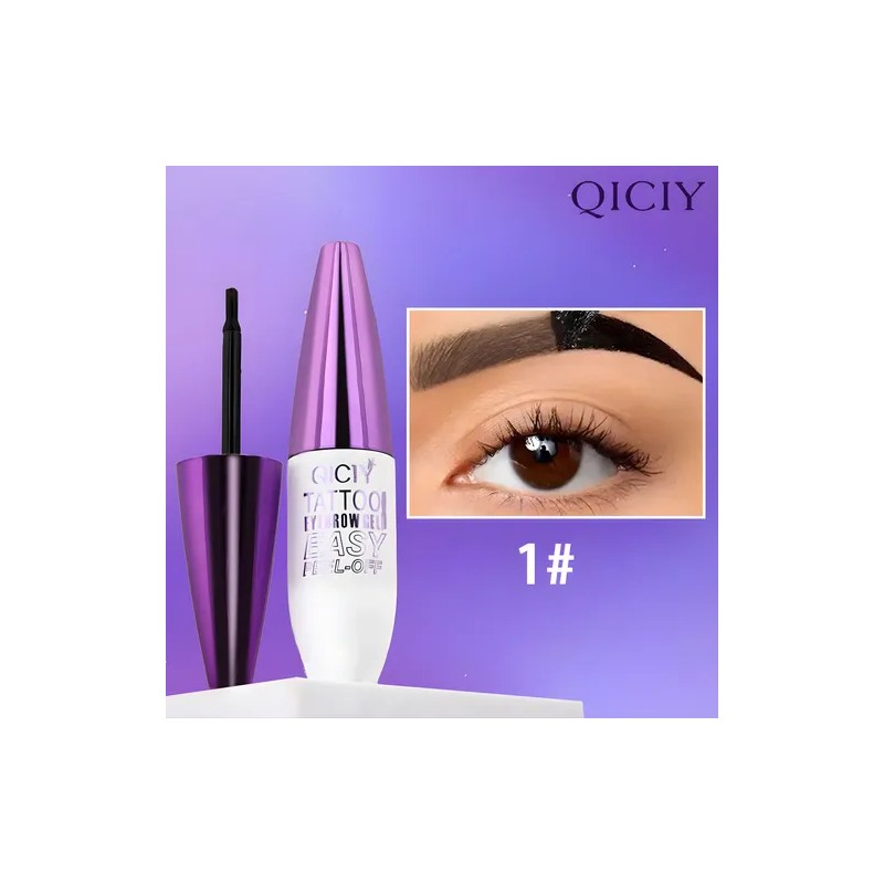 Qiciy Bálsamo Natural Grueso Para Cejas 4 Colores Naturales