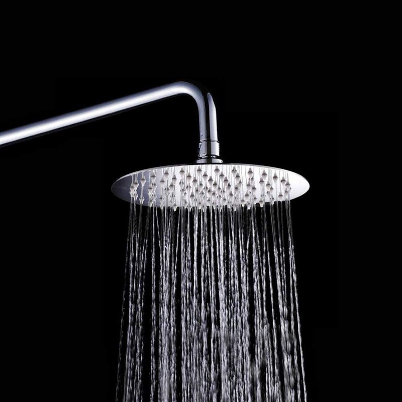 Akitbahome 10-Inch Rainfall Shower Head in Polished Chrome Finish,SUS 304