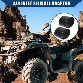 X AUTOHAUX Inner Air Intake Adaptor for Can-Am Outlander / 1 Pair / Black