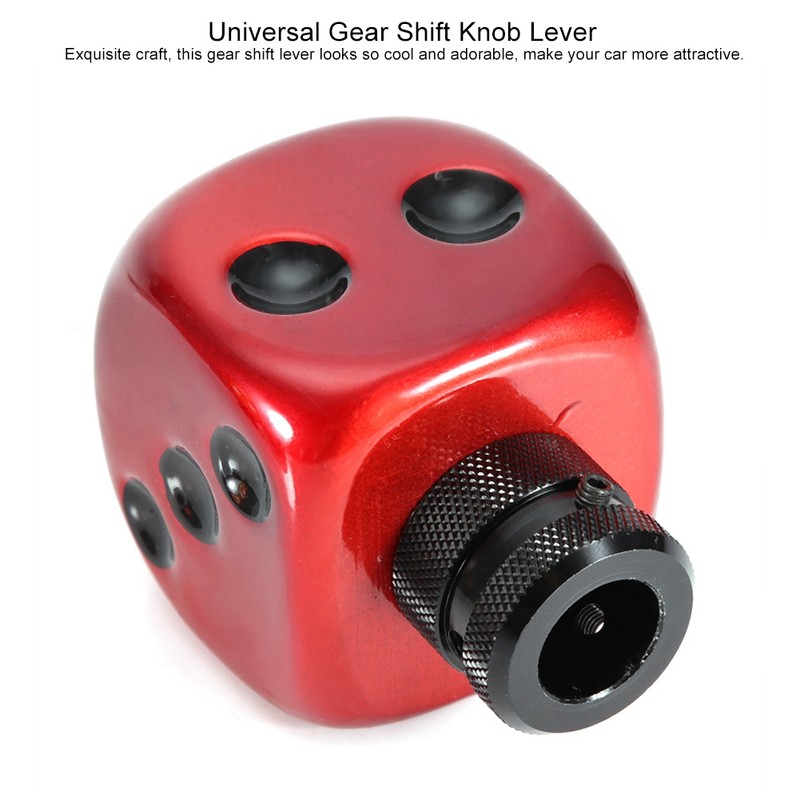 Car Modified Dice Gear Shift Knob Stick Lever Shifter Universal