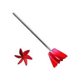 Paint Mixer Drill Attachment - Helix Mixer for 1 Gallon of Paint Epoxy, Resin, Silicone - Consistent Even Flow Stirrer Paddle - Works with All 3/8” and Larger Drills