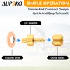Aupoko 4 Sets Bicycle Brake Olive Insert Bike Hydraulic Disc