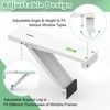 Memrita Window Air Conditioner Bracket, Universal Window AC Support Bracket,