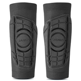 Aegicormy Professional Grade Protective Sleeve Soccer shin Guards, breathableand Comfortable, and are Protective Gear for Kids, Teens and Adults (A- Black, S-Children's Size: Under 35kg/77lbs)