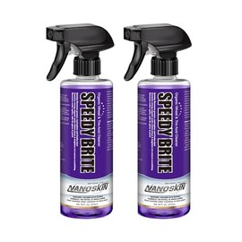 Nanoskin SPEEDY BRITE Pro Grade Wheel & Tire Acid Cleaner, 32 Oz. (2x16Oz) - Chrome & Coated Wheel Safe, Cleaning with Organic Acid | Removes Brake Dust & Road Grime for Auto Detailing, Body Shop Safe