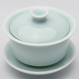 Tenka Tea Gyo Shoshin Lid Bowl (Brother Kiln Powder) 4.2 fl oz (120 ml) (Full Water 170 ml)