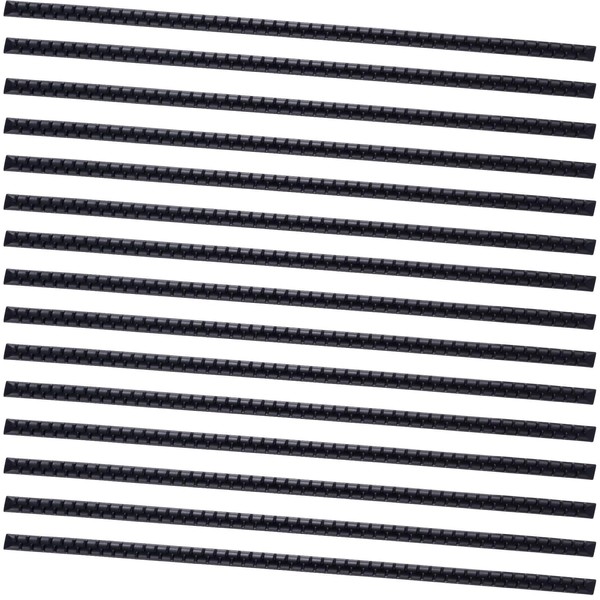 BEIQIYA 15pcs Silicone Teeth Strips for DIY Hair Bands, Anti-Slip