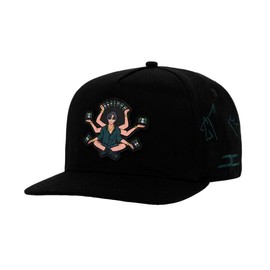 JC HATS NATAEL CANO CORRIDOS TUMBADOS BLACK GREEN SNAPBACK HAT 1841 BLK