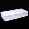 LYNICESHOP White 20 Pack Stackable Shoe Storage Box,Clear Plastic Shoe