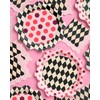 xo, Fetti Circus Paper Plates, Wavy Checkered + Polkadots -