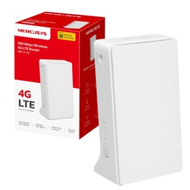 Mercusys 300Mbps Wireless N LTE 4G Router with Sim Slot Unlocked, Maximum Network Coverage, Supports Up to 32 Devices, Available WAN Connection Backup, Ideal for Vacation, Business meeting (MB112-4G)
