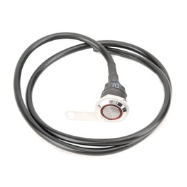 Motorcycle Switch with Button Reset Indicator Light 12V Stainless Steel Modification Accessories