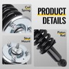 KUSATEC Front Pair Complete Struts Shock Absorber fit for Nissan