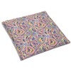 Flaxseed Pillow 19 x 19 cm Organic Fabric Psychedelic Heart