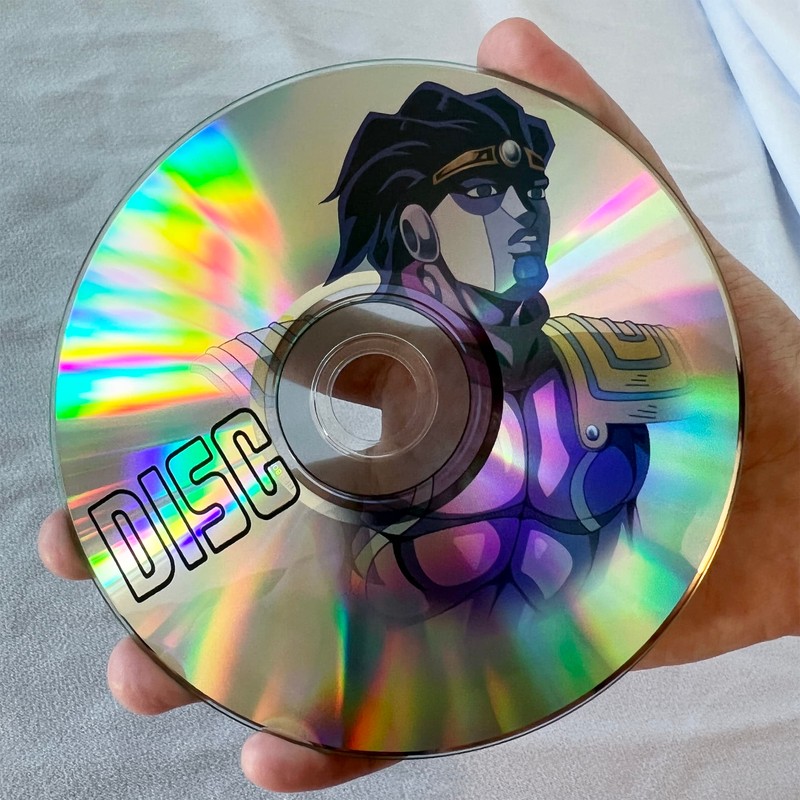 Stone Ocean Stand DISC Star Platinum JoJo Cosplay Collectible Disc