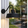 JOESA Dusk to Dawn Outdoor Farmhouse Barn Light, Waterproof, Rust
