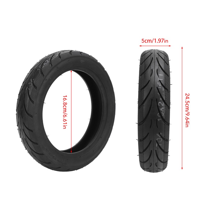 Electric Scooter Tire Professional 10x 2.125 Rubber Inflatable Outer Tire