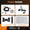 maXpeedingrods 58903 4pin Trailer Wiring Harness for Jeep Wrangler JK