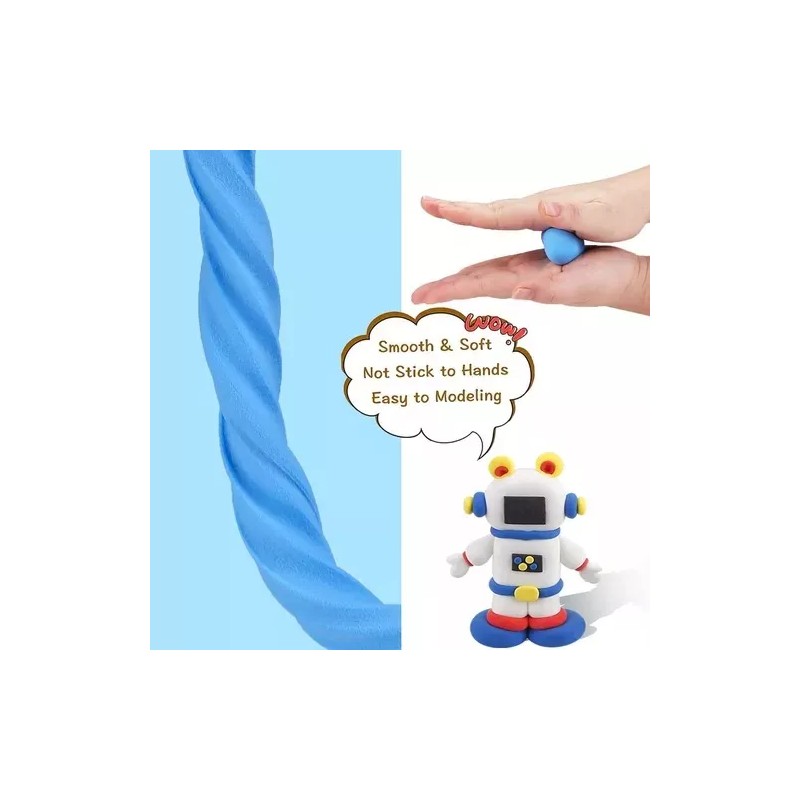 Hulu Plastilina Arte De Arcilla Creativa Para Niños 36 Pzs