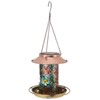 Solar Bird Feeder for Outdoors Hanging Exquisite Hollow Pattern Waterproof