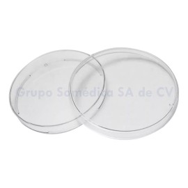Grupo Somedica Caja Petri Plastico Cristal Grado Medico 60x15 Esteril 10pzs