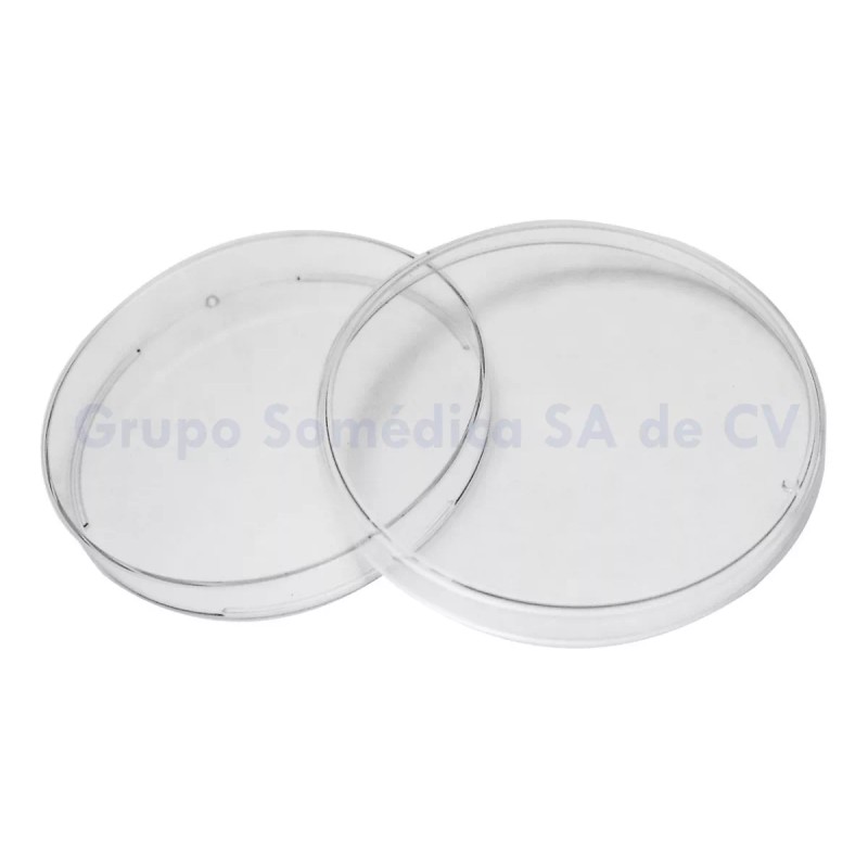 Grupo Somedica Caja Petri Plastico Cristal Grado Medico 60x15 Esteril