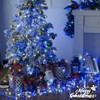 JMEXSUSS 500 LED Blue and White Christmas Lights, 8 Modes