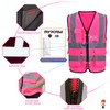 Equestrian PLEASE SLOW DOWN Hi Vis Vest Pink Horse Riding