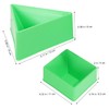 Ciieeo 2pcs Rice Dumpling Molds Rice-Pudding Molds Triangle Zonzi Mold