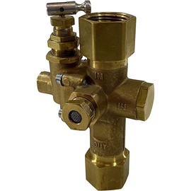 3/4" Female NPT Inlet/Outlet, Unloader Pilot Check Valve, plus Throttle Control Cable for 6.5HP MAX Gas air Compressors (140-175 PSI, 12" Throttle Control Cable & Unloader Valve)