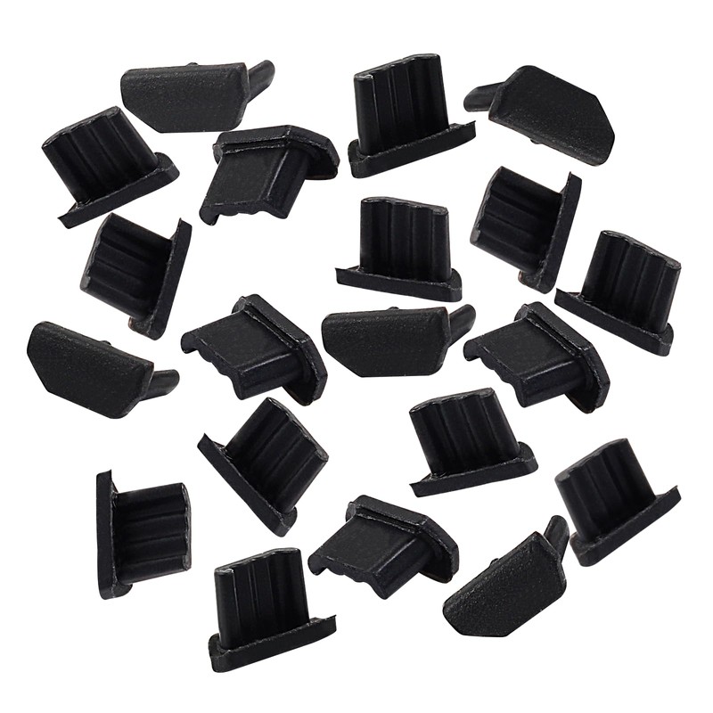 Jiozermi 20 PCS Micro USB Anti Dust Plug - Silicone