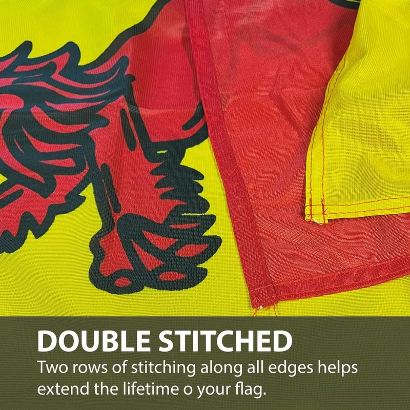 NWFlags Outdoor Heavy Owain Glyndwr Flag 5ft x 3ft 110d