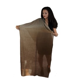 Cashmere Scarf/Shawl/Wool Shawl/Graduated Shawl/Two-Toned Shawl/Silk Shawl/Wrap (Camel to Coffee)
