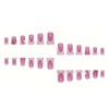 24Pcs Duck Press on Nails Short Acrylic Nails Press ons