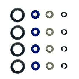 eosorssa 353102GGA0 Fuel Injector Seal Repair Kit(4 Sets) Fit for Hyundai Sonata 2.4L 2015-2017 Fit for Kia Sorento 2.4L 2016-2018 Replace 35310-2GGA0 35310-2GGA1
