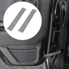 X AUTOHAUX 2pcs Car Door Straps Adjustable Door Limiting Check Strap Gray