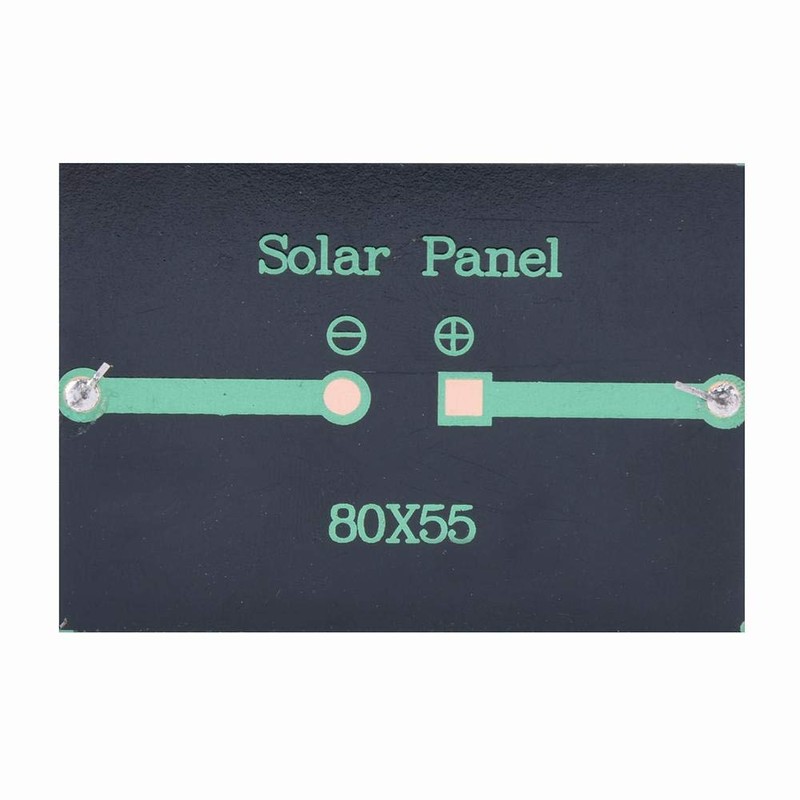 2Pcs 0.6W 5V Polysilicon Panel solar Generador solar port¨¢til M¨®dulo