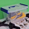 Farmoon Farmoon Small Clear Storage Box, Plastic Boxes with Lid